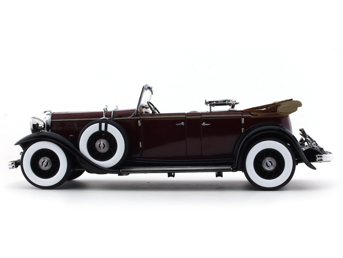 1932 Ford Lincoln KB Maroon 1:18 SunStar diecast scale model car colle