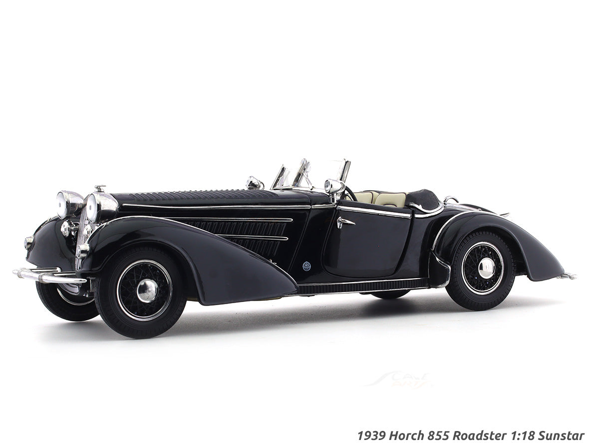 1939 Horch 855 Roadster black 1:18 Sunstar diecast Scale Model