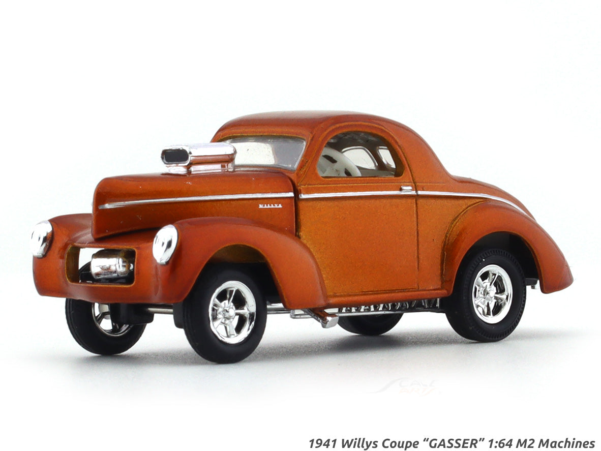 M2マシーン 1957 ダッジ COE & 1941 ウィリス・クーペギャッサー 1941 Willys Coupe “GASSER” 1:64 M2 Machines diecast scale model