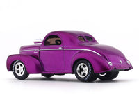 1941 Willys Coupe pink 1:64 M2 Machines diecast scale model collectible