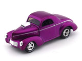 1941 Willys Coupe pink 1:64 M2 Machines diecast scale model collectible