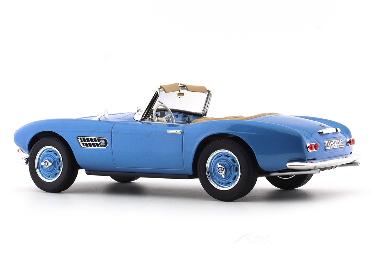 1957 BMW 507 Cabriolet blue 1:18 Norev diecast scale model car ...