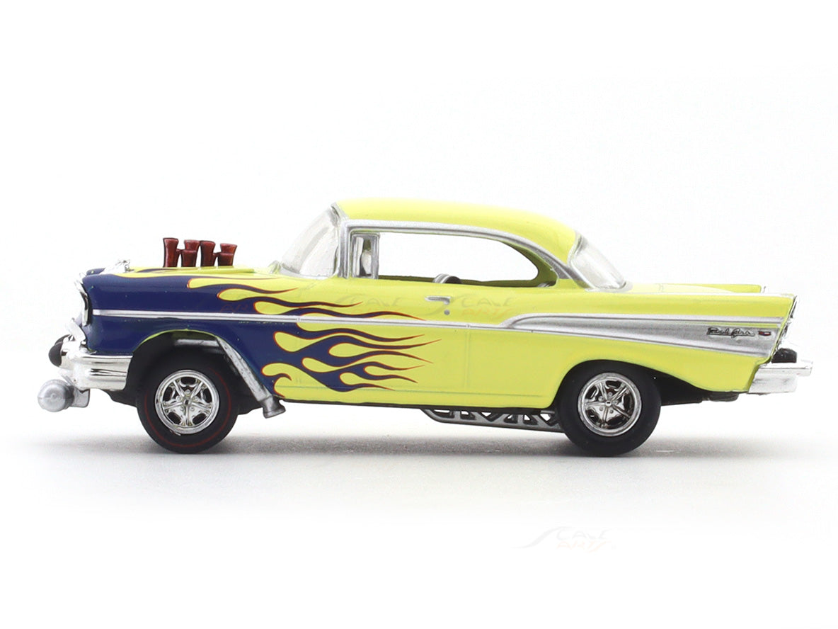 1957 Chevrolet Bel Air Gasser 1:64 M2 Machines licensed diecast scale