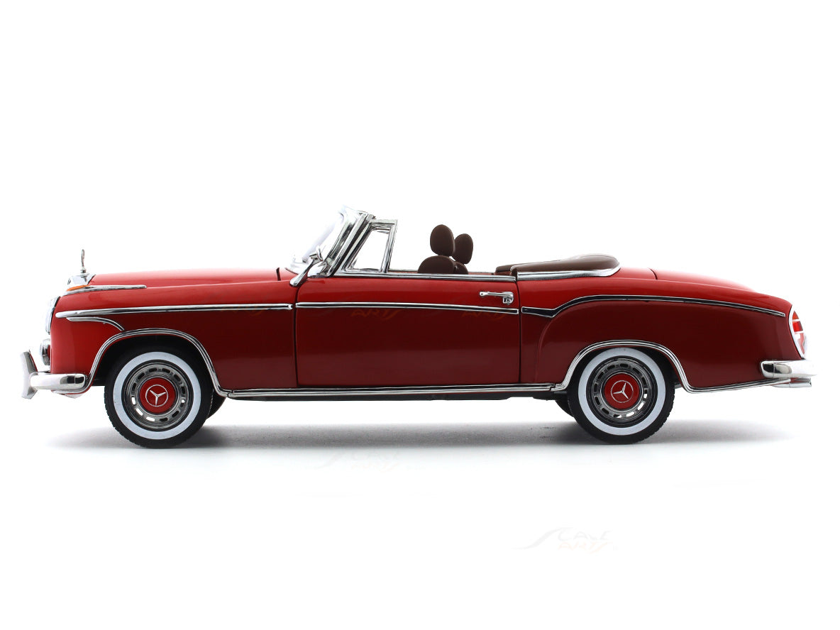 1960 Mercedes-Benz 220 SE Cabriolet W128 red 1:18 Sunstar diecast 