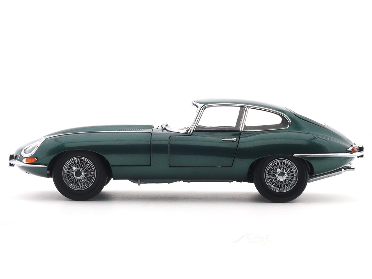 1961 Jaguar E Type Coupe green 1:18 Kyosho licensed premium