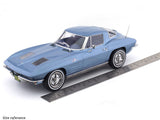 1963 Chevrolet Corvette Stingray Coupe Blue 1:18 Norev diecast Scale Model collectible