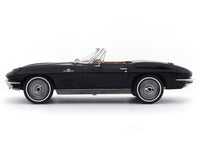 1963 Chevrolet Corvette Stingray convertible black 1:18 Norev diecast Scale Model collectible