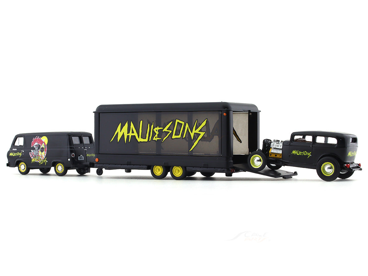 1964 Ford Econoline Truck “MAUI & SONS” & 1932 Ford Tutor Sedan 1