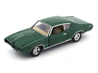 1969 Pontiac GTO green 1:64 M2 Machines diecast scale model collectible