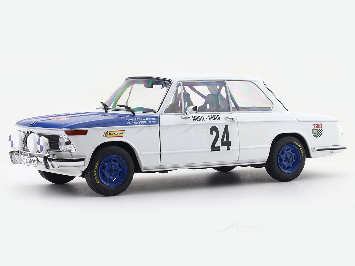 Maquette de voiture en plastique BMW 2002tii Monte Carlo 1/24