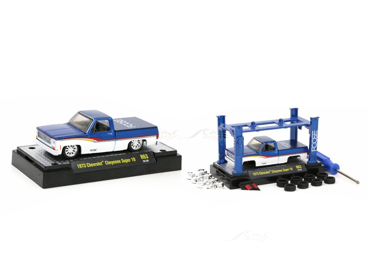 1973 Chevrolet Cheyenne Super 10 Model kit 1:64 M2 Machines