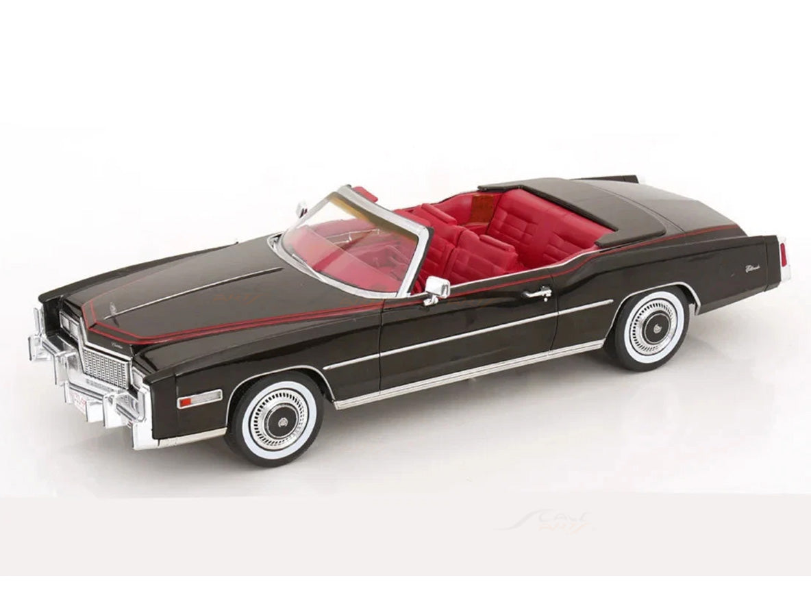 1976 Cadillac Eldorado Convertible Black 1:18 MCG diecast Scale