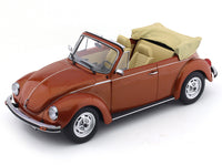 1976 Volkswagen Kafer 1303 Beetle Convertible brown 1:18 Norev diecast scale model car