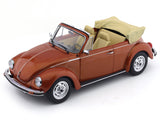 1976 Volkswagen Kafer 1303 Beetle Convertible brown 1:18 Norev diecast scale model car
