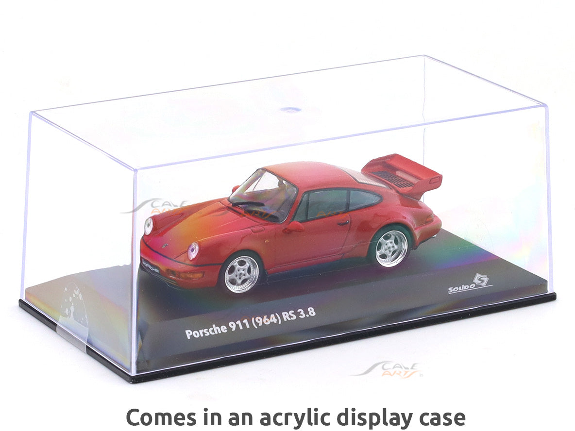 1994 Porsche 911 964 RS 3.8 Guard Red 1:43 Solido licensed diecast