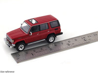 2001 Toyota Land Cruiser 70 ZX red 1:64 Hobby Japan diecast scale model collectible