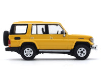2001 Toyota Land Cruiser 70 ZX yellow 1:64 Hobby Japan diecast scale model collectible