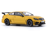 Broken Acrylic case : 2012 Mercedes-Benz C63 AMG Black Series Yellow 1:43 Solido diecast Scale Model collectible