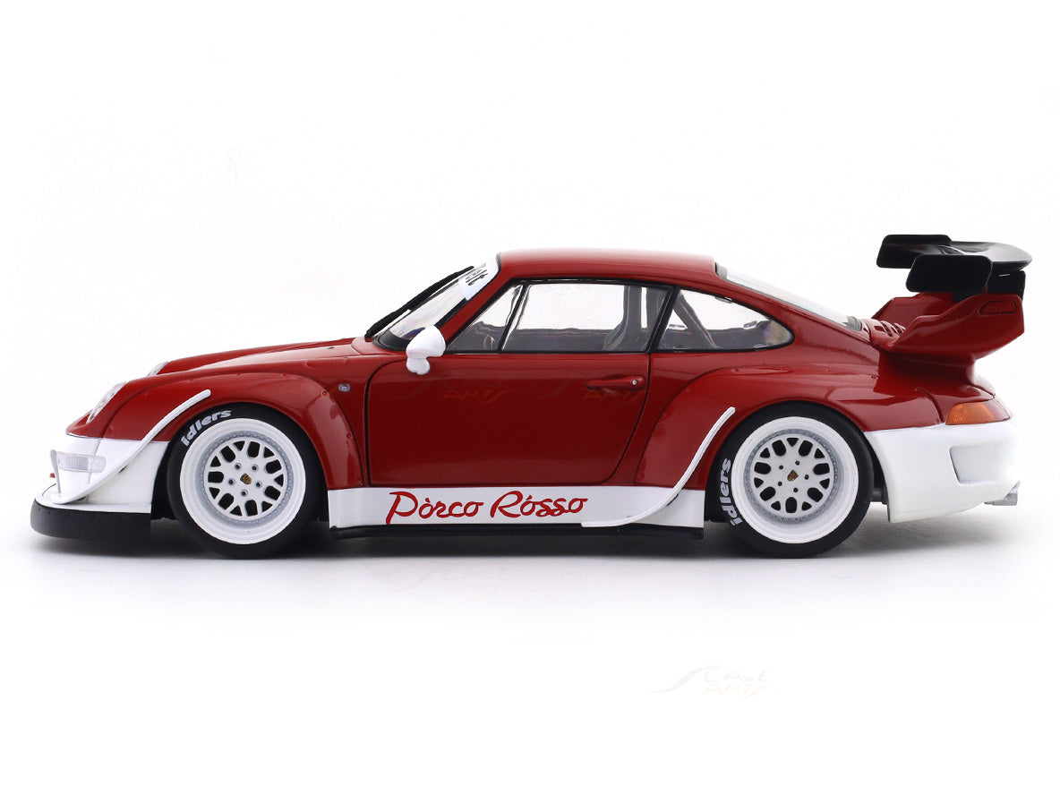 Porsche 911/993 RWB Porco Rosso 2020 - Solido 1/18, Miniature Métal Montée