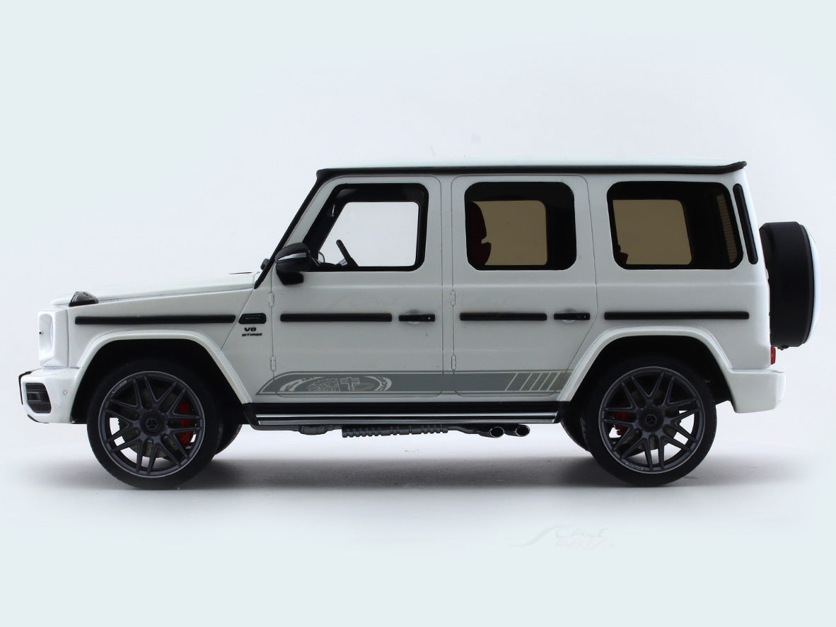 2022 Mercedes-AMG G 63 Edition 55 white 1:18 GT Spirit Scale Model
