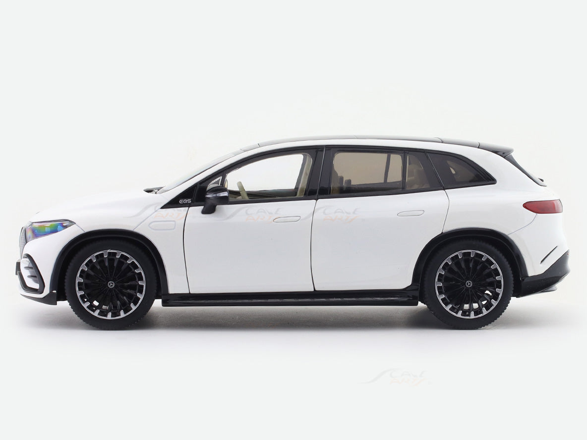 2022 Mercedes-Benz EQS SUV X296 white 1:18 NZG diecast Scale Model
