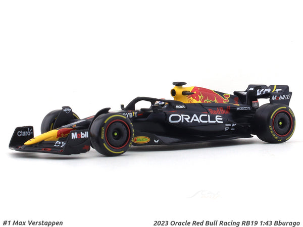 2023 Oracle Red Bull Racing RB19 Max Verstappen 1:43 Bburago Formula 1 diecast scale model car