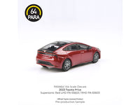 PreOrder : 2023 Toyota Prius Supersonic Red 1:64 Para64 diecast scale model car