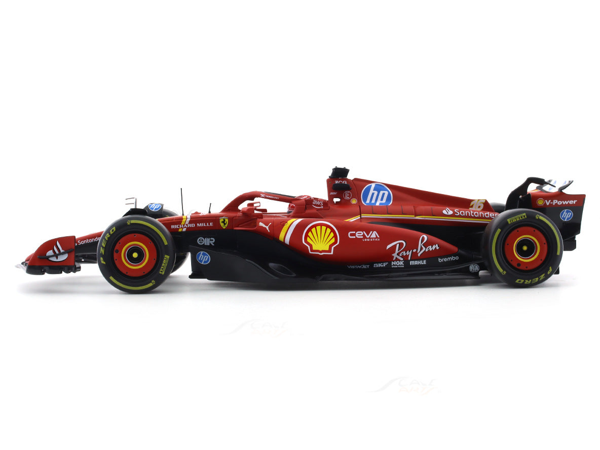 2024 Ferrari SF24 #16 Charles Leclerc 1:18 Bburago Scale Model car