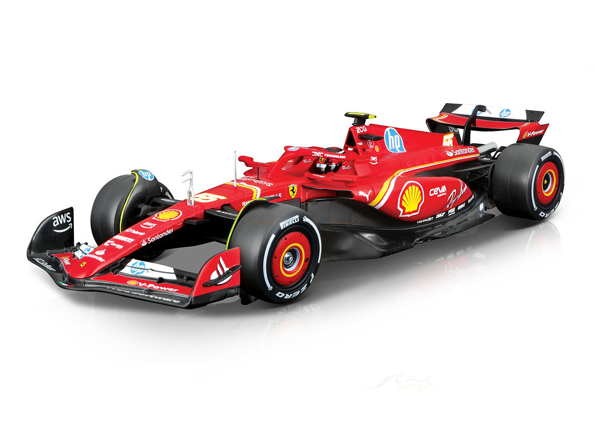 S-F1 2024 1/20スケールモデルキット Pre Order : 2024 Ferrari SF24 #55 Carlos Sainz Model Kit 1:24