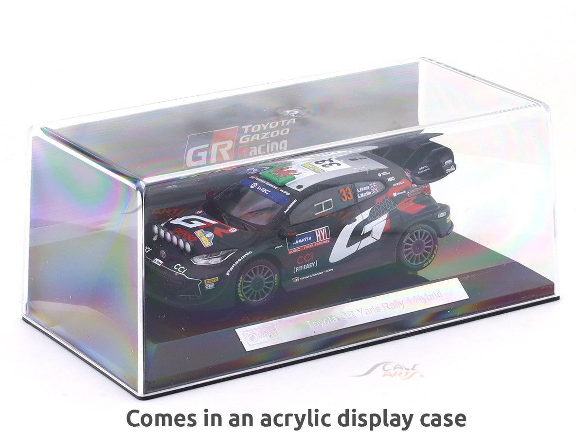 2024 Toyota GR Yaris Rally1 Hybrid WRC #33 1:43 Bburago Licensed Dieca