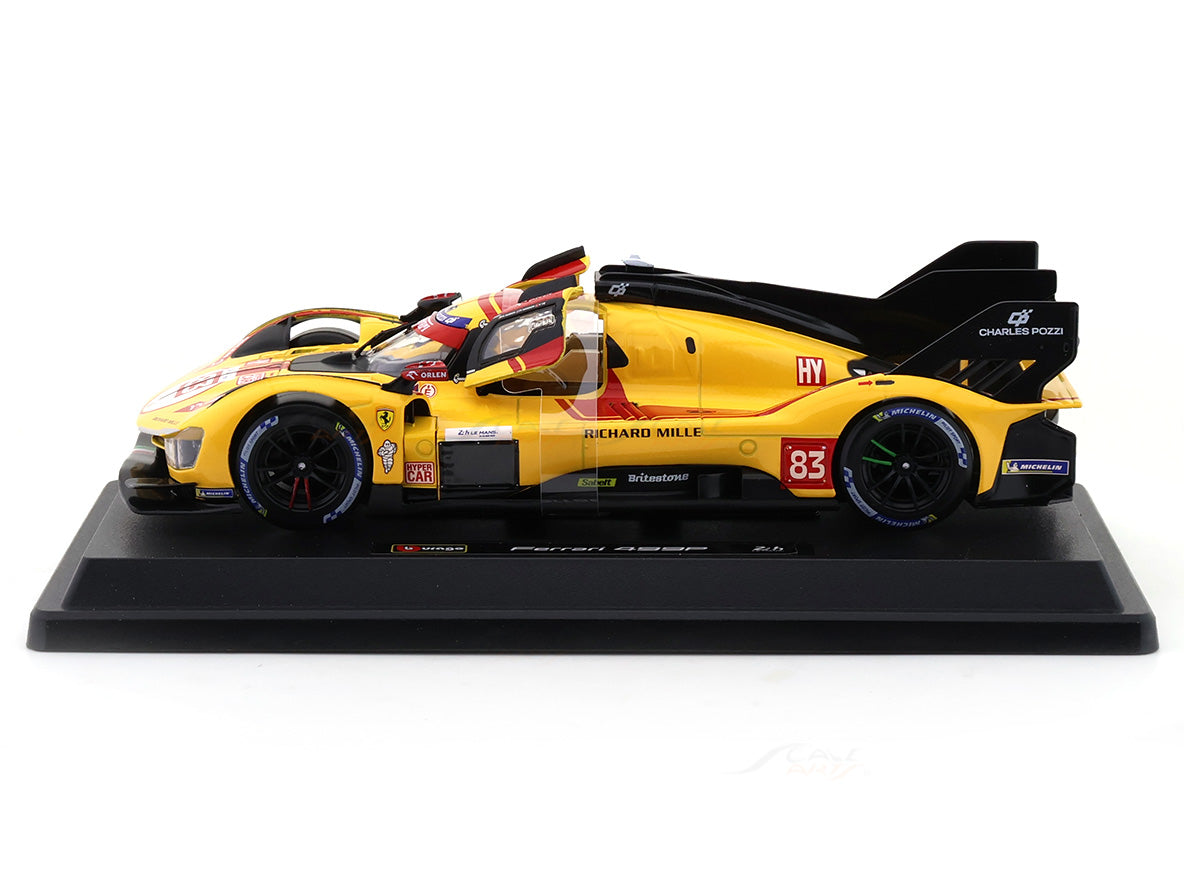 2025 Ferrari 499P #83 Winner 24h Le Mans 1:24 Bburago Licensed