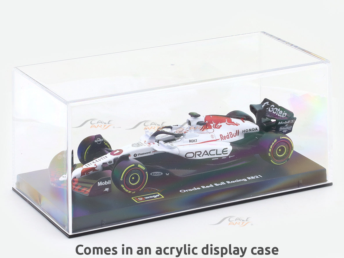 2025 Red Bull RB21 Winner Japan GP 1:43 Bburago & Coffee Mug