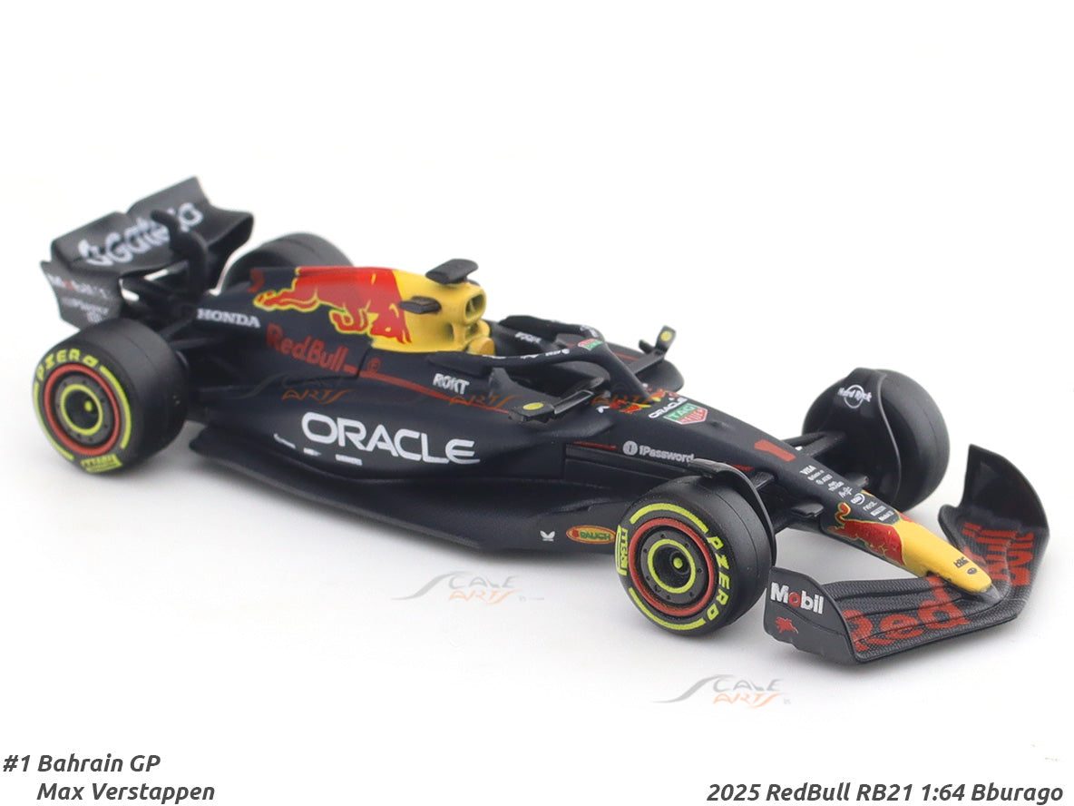 2025 RedBull RB21 No 1 1:64 Bburago Licensed Diecast Formula 1