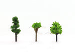 2.5 - 3 cm Miniature Trees set of 15 assorted