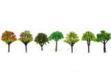 4 cm Miniature Trees set of 12 assorted