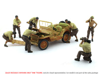 4x4 Mechanic 6 1:18 American Diorama Figure for scale models