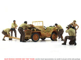 4x4 Mechanic 8 1:18 American Diorama Figure for scale models