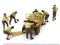 4x4 Mechanic 7 1:18 American Diorama Figure for scale models