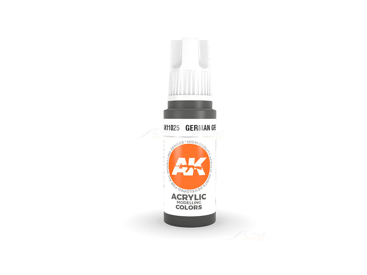 German Grey 17ml AK Interactive acrylic color AK11025 | Scale Arts