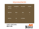 Grey Brown 17ml AK Interactive acrylic color AK11125