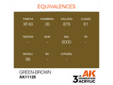 Green Brown 17ml AK Interactive acrylic color AK11126