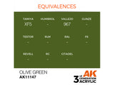 Olive Green 17ml AK Interactive acrylic color AK11147