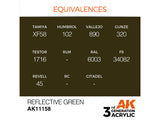 Reflective Green 17ml AK Interactive acrylic color AK11158