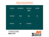 Turquoise 17ml AK Interactive acrylic color AK11171