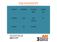 Ducat Blue 17ml AK Interactive acrylic color AK11177