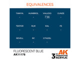 Fluorescent Blue 17ml AK Interactive acrylic color AK11178