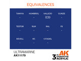 Ultramarine 17ml AK Interactive acrylic color AK11179