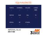 Imperial Blue 17ml AK Interactive acrylic color AK11180