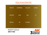Rusty Gold 17ml AK Interactive acrylic color AK11193