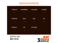 Sepia Ink 17ml AK Interactive acrylic color AK11219